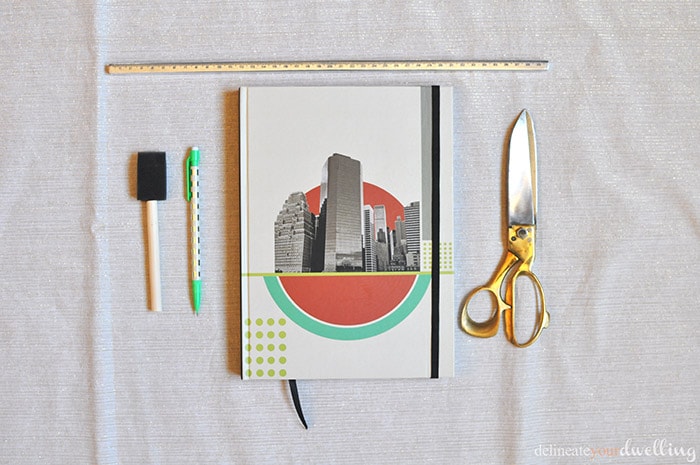 How to make a custom notebook, Delineate Your Dwelling #paper #journal #craft