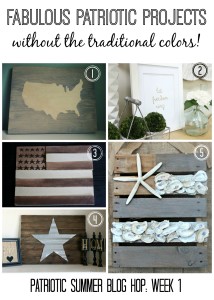 MUST PIN! Amazing patriotic project ideas that DON'T use the traditional colors! Very creative! 