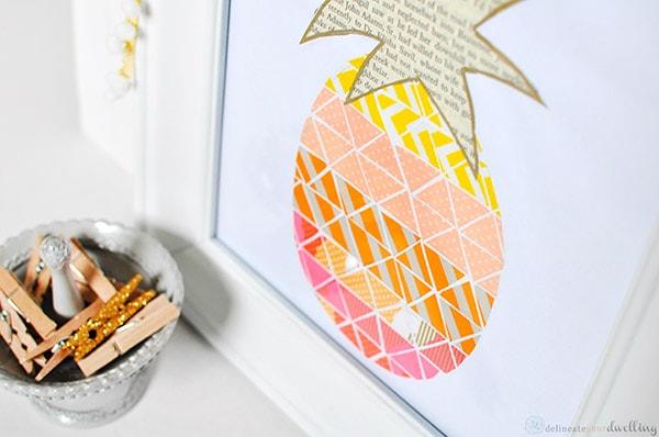 Washi Tape Pineapple print 5