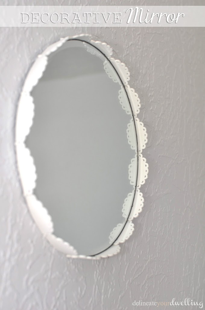 Decorative Mirror, Delineate Your Dwelling #clean #simple #white