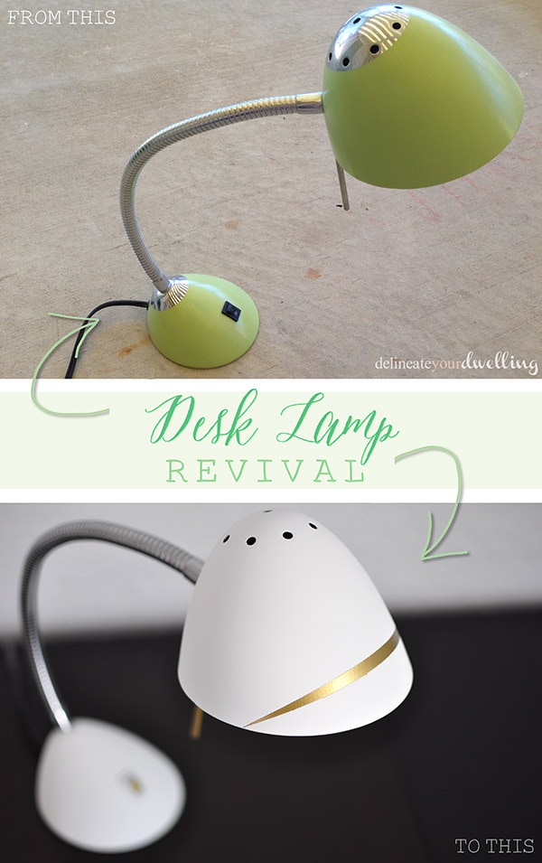 Desk Lamp revival, Delineate Your Dwelling #office #light #white #gold