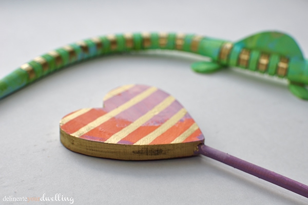 Simple Painted Wooden Toys, Delineate Your Dwelling
