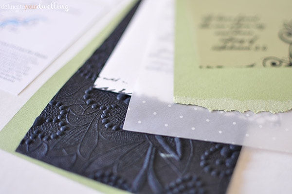 gorgeous DIY Wedding Invites