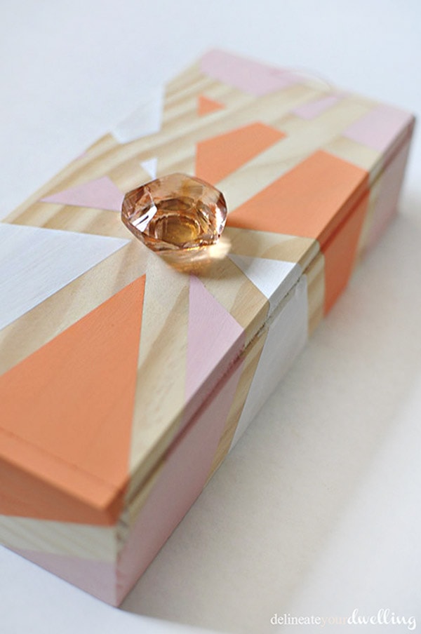 Easy DIY Geometric Thread Box, Delineate Your Dwelling