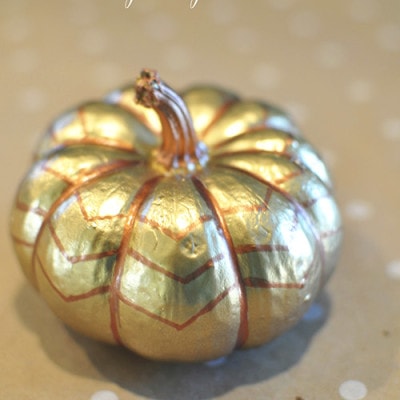 Gold and Bronze Pumpkin, Delineate Your Dwelling