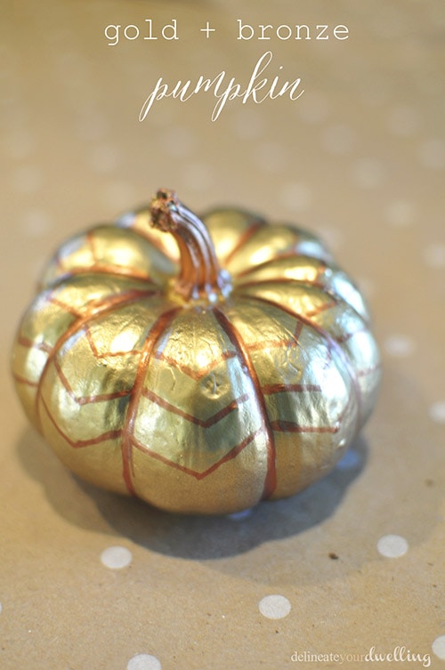 Gold and Bronze Pumpkin, Delineate Your Dwelling