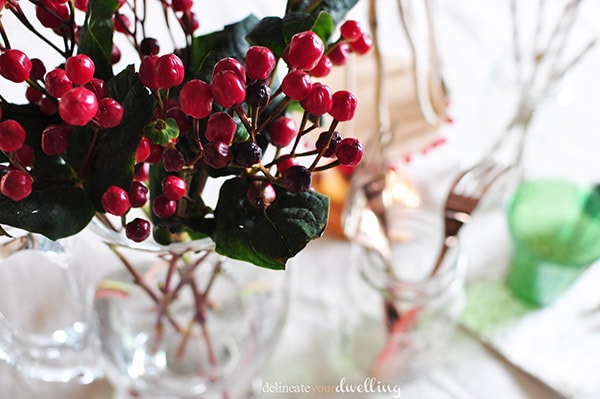 Holiday Gathering berries, Delineateyourdwelling.com