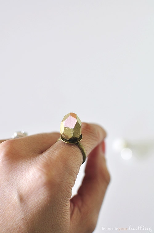 Orange Pink Clay Ring, Delineate Your Dwelling
