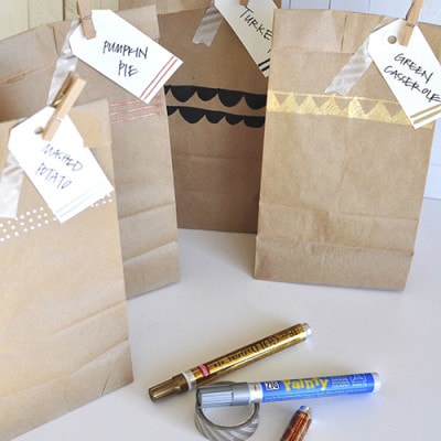 Thanksgiving Leftover bag package, Delineateyourdwelling.com
