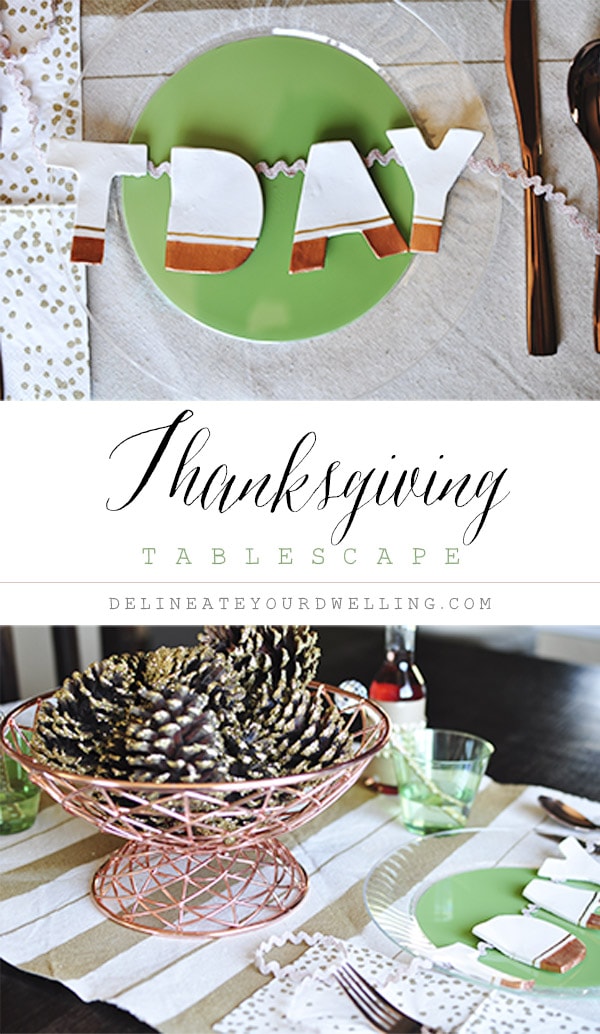 Thanksgiving Tablescape Rustic Decor