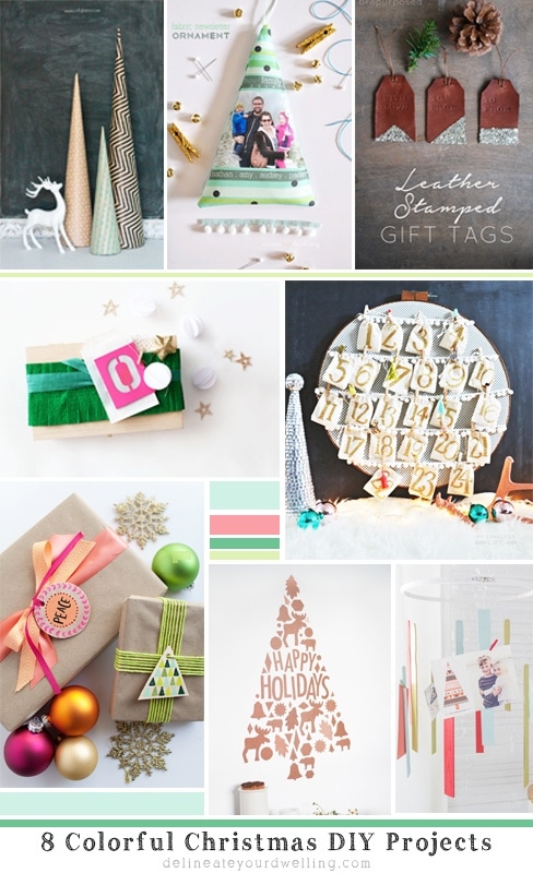 8 Colorful Christmas DIY Projects, Delineateyourdwelling.com