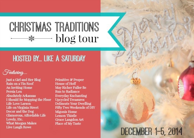 Christmas Traditions Blog Tour, Delineateyourdwelling.com