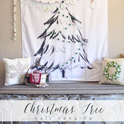 Christmas Tree Wall Hanging, Delineateyourdwelling.com