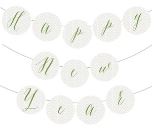 New Years garland, Delineateyourdwelling.com