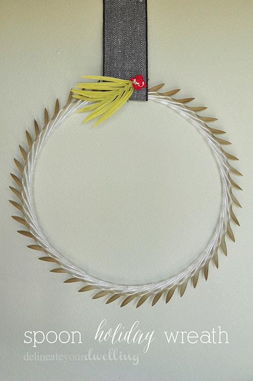 Spoon Holiday Wreath, Delineateyourdwelling.com