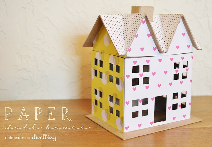 Scrapbook Paper Doll House, Delineateyourdwelling.com