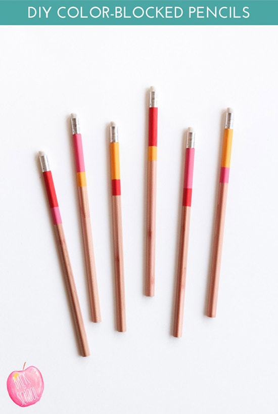 Feature Friday Crafted Life-color blocked pencils
