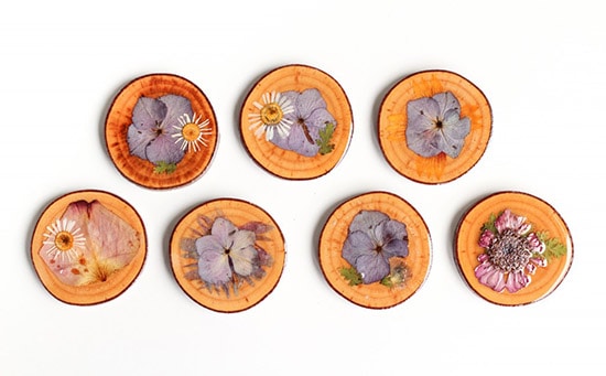 Feature Friday Crafted Life-flower coasters