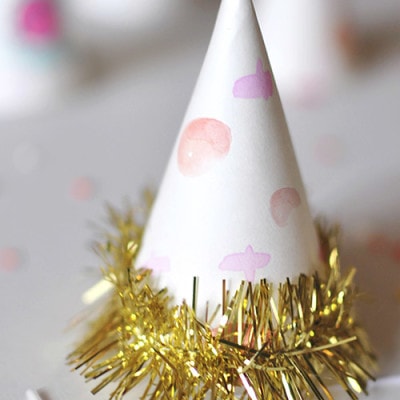 Sprinkle Birthday Party Hats, Delineateyourdwelling.com