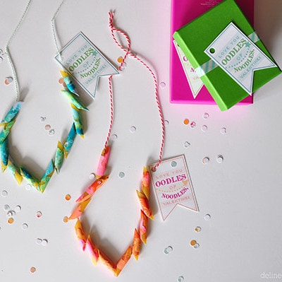 Noodles Vday Printable pasta necklace, Delineateyourdwelling.com