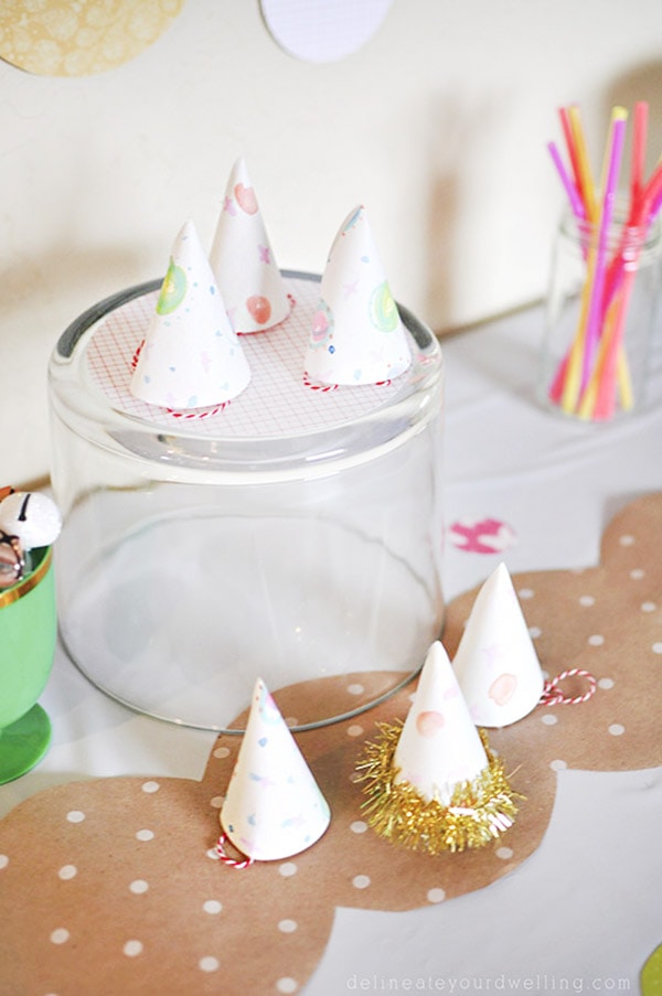 Sprinkle Bday Party Hats