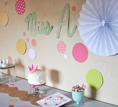 Sprinkle themed Party decor, Delineateyourdwelling.com
