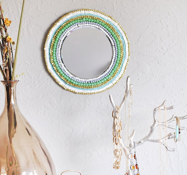 Beaded Wall Mirror