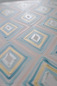 Learn how to make Easy Art for your home : Diamond Patterns