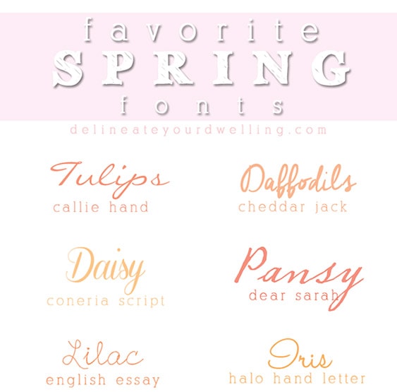 1 Spring fonts