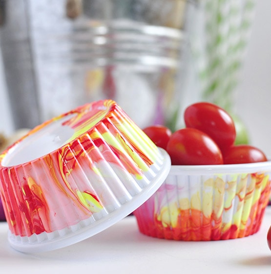 Marbled Party Cups