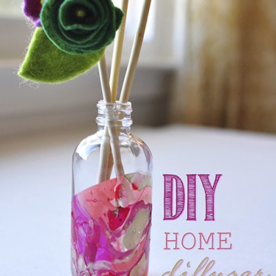 DIY Marbled Room Diffuser