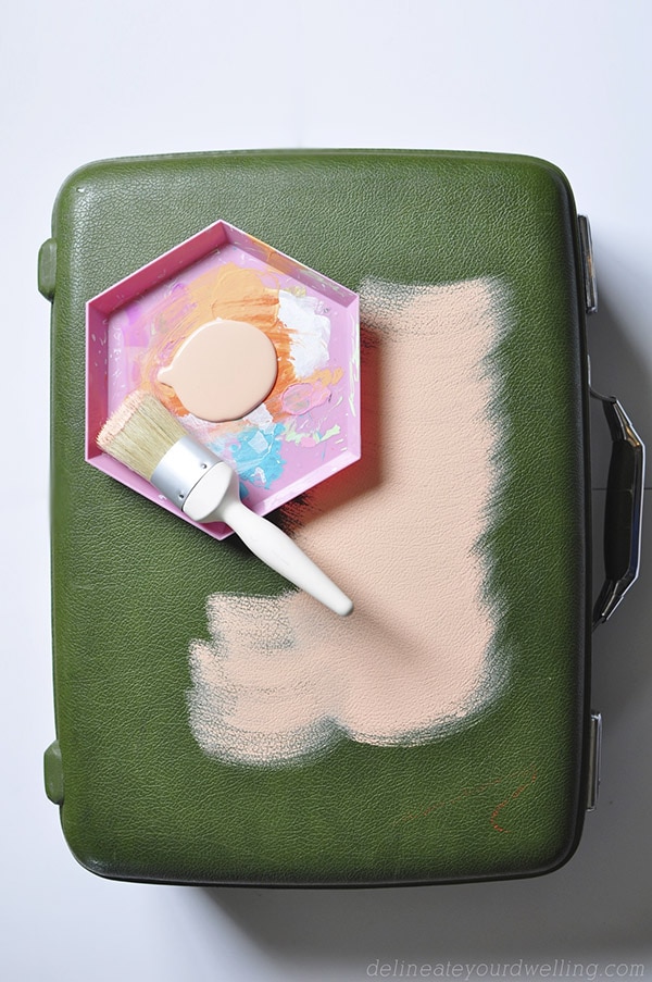 How to create Easy Painted Luggage