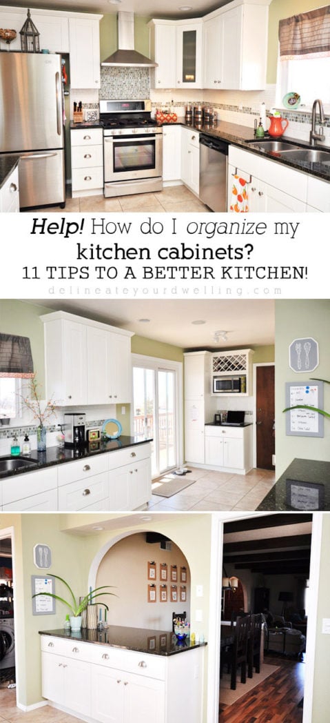 Organizing Kitchen Cabinets, Delineateyourdwelling.com