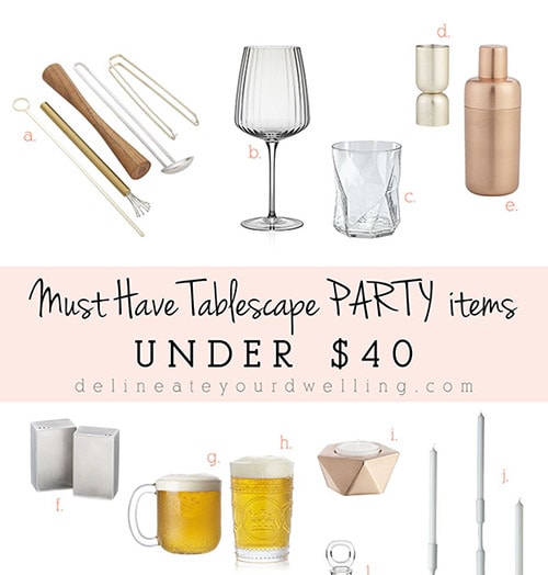 Must Have Tablescape PARTY Items Under $40