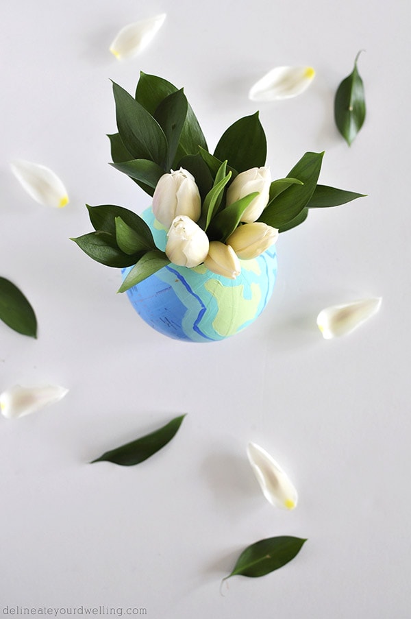 DIY Globe Vase