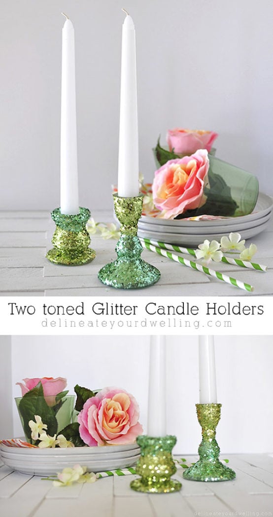 Two Toned Candle Holder, Delineateyourdwelling.com