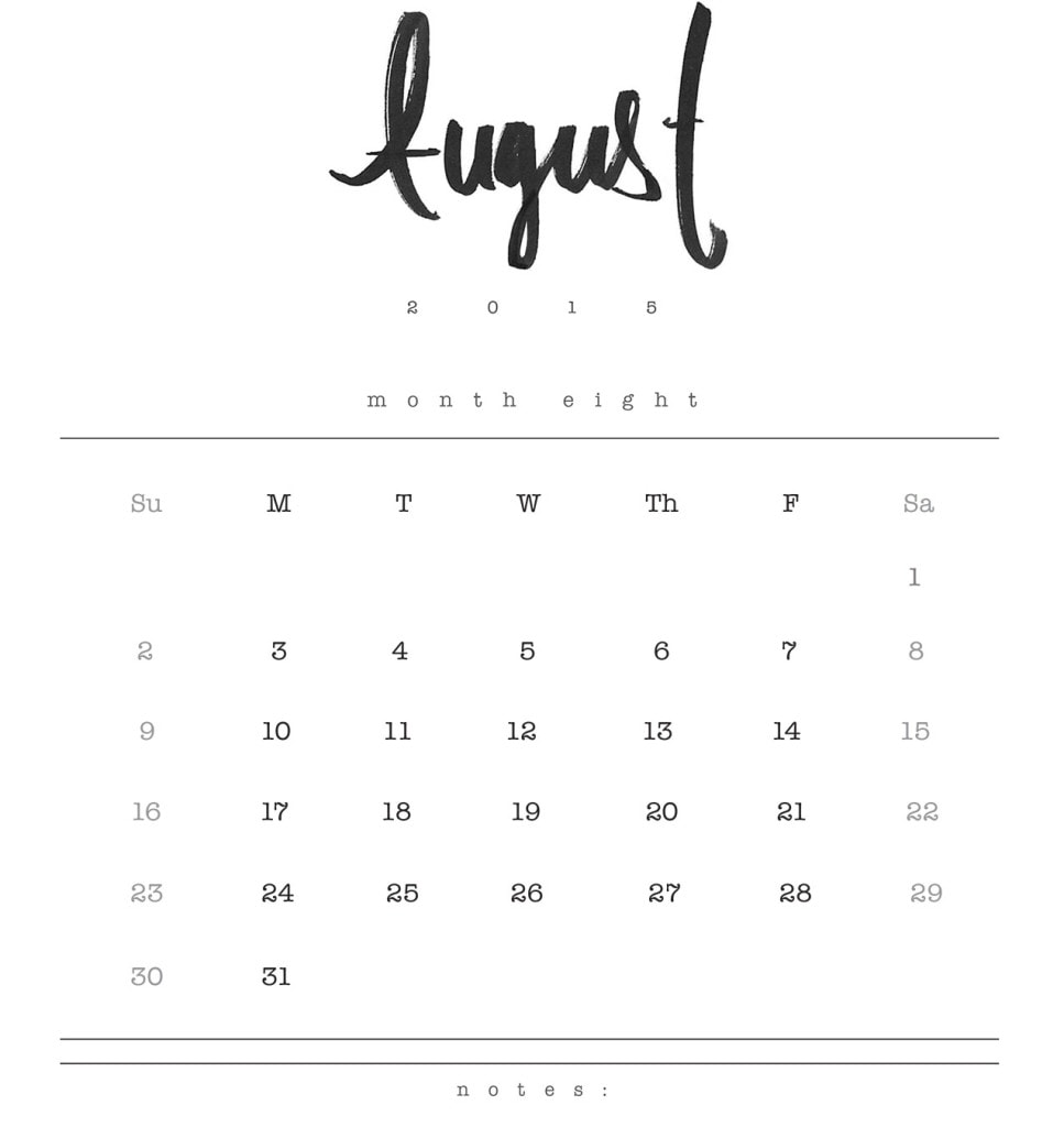 August