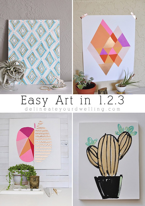 Easy Art in 123, Delineateyourdwelling.com