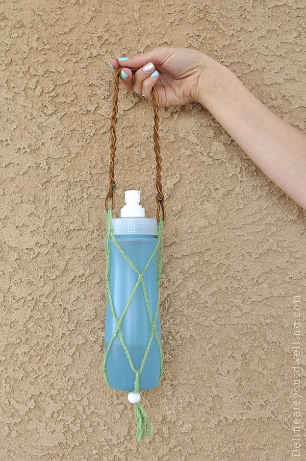 DIY Macrame Water Bottle 