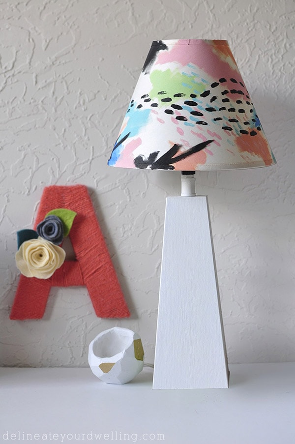DIY Colorful Painted Lampshade
