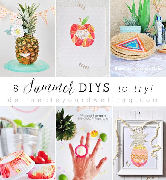 1-8 Easy Summer DIYS