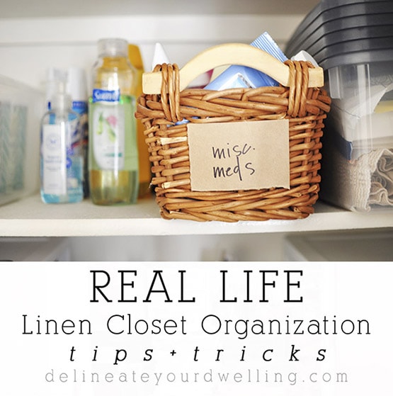 1 Linen Closet Organization
