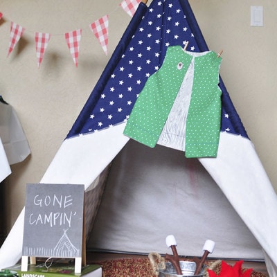 Camping themed party