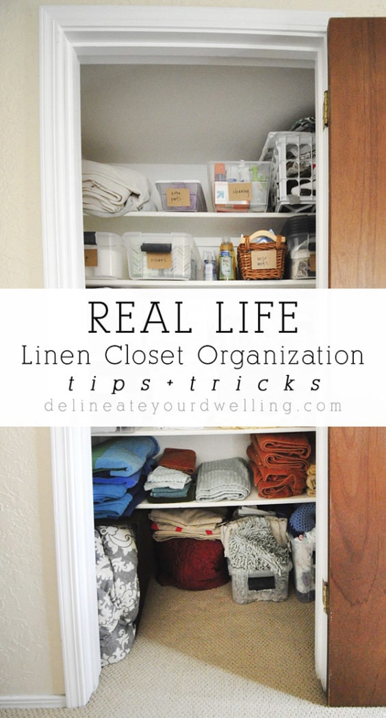 Linen Closet Organization {Tips & Tricks} – Love & Renovations