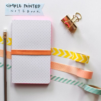 1 Simple Painted Notebook