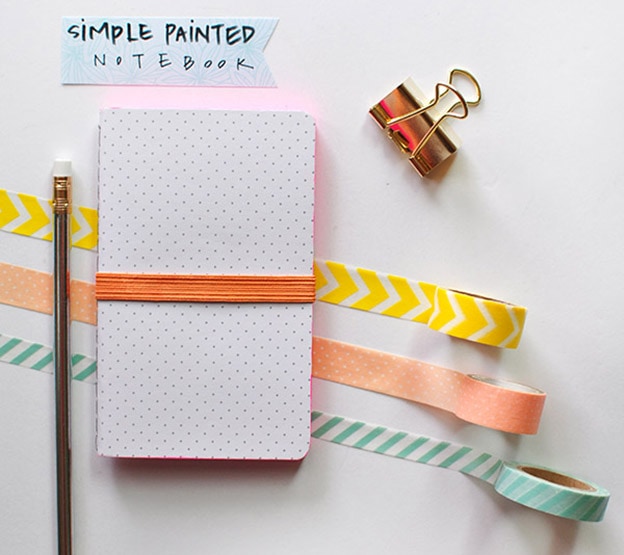 Simple Painted Notebooks