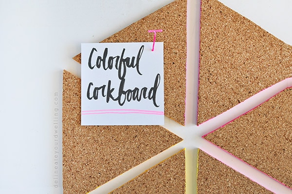 Colorful Corkboard