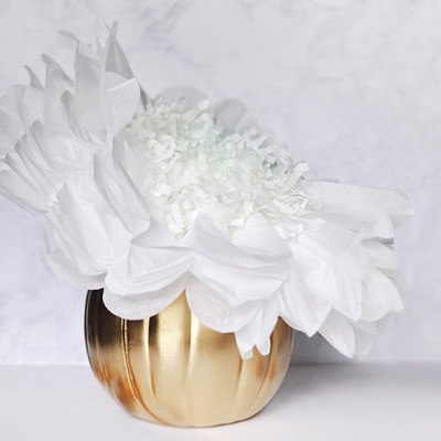 1 DIY Pom Pom Flower Pumpkin