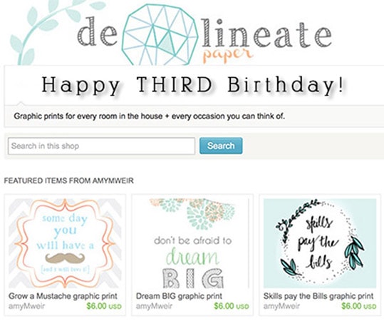 Delineate paper turns THREE + a present for you!