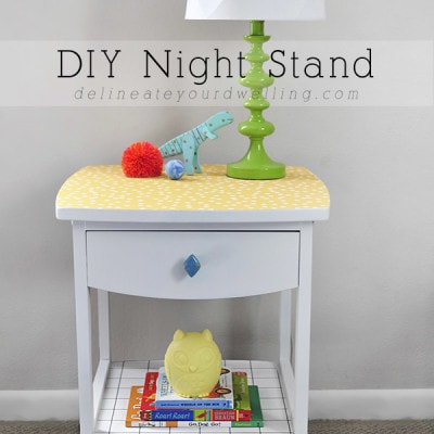DIY Nightstand, Delineateyourdwelling.com
